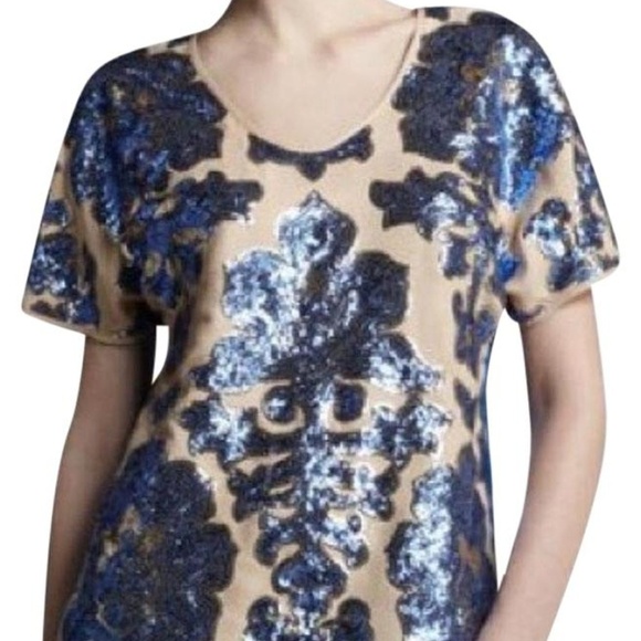 Tracy Reese Neiman Marcus‎ Target Sequin Blouse XS - Picture 2 of 6
